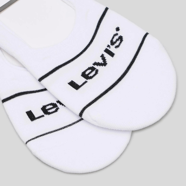 Skarpetki stopki damskie 2 pary Levi's Low Rise Sport 2P 7012195080010 35-38 Białe (8720245286350) - obraz 3