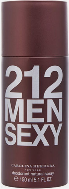 Perfumowany dezodorant dla mężczyzn Carolina Herrera 212 Sexy for Men 150 ml (8411061604564) - obraz 1