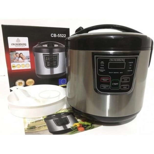 Мультиварка Crownberg Cb-5522 860W 11 Программ 5Л - изображение 2