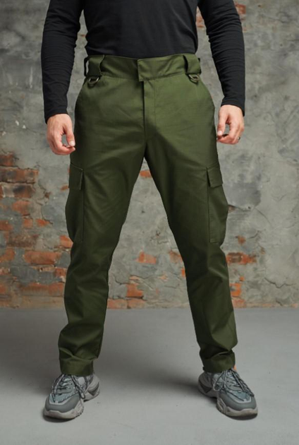 Мужские штаны демисезонные рип стоп Intruder 0167 M Хаки ( IN - 0167/02 B ) - изображение 1