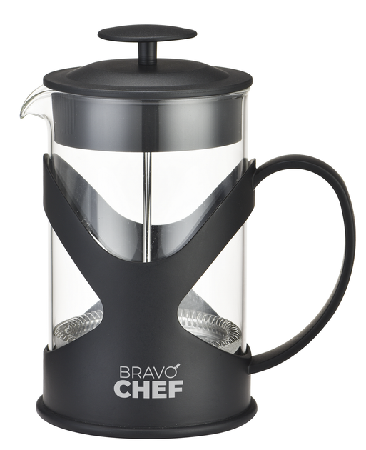 Френч-пресс BRAVO CHEF L'Appetit 1л (BC-7302-1000) мерная ложка в подарок - Фото 4 Френч-пресс BRAVO CHEF L'Appetit 1л (BC-7302-1000) мерная ложка в подарок - изображение 4
