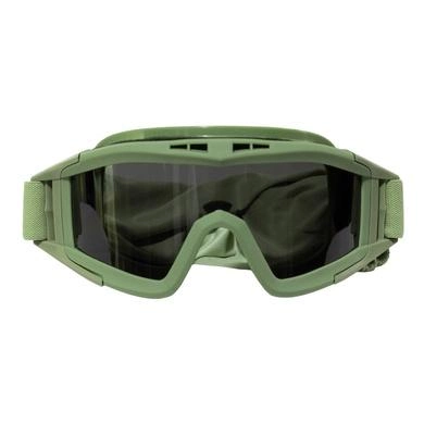 Захисні тактичні окуляри-маска зі змінним склом Olive - зображення 2