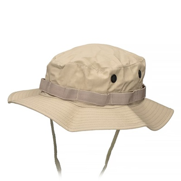 Хаки тактическая панама us mil-tec m khaki hat gi boonie - изображение 1