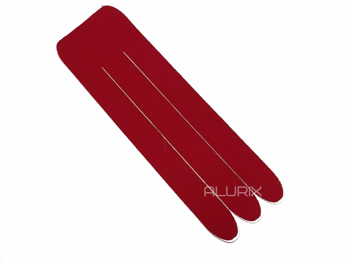 Кинезио тейп тройной Kindmax 2 шт (кинезиологическая лента) красный - изображение 2
