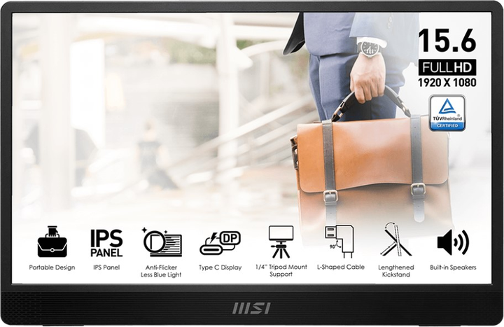 Monitor 15.6" MSI PRO MP161 E2 - obraz 1