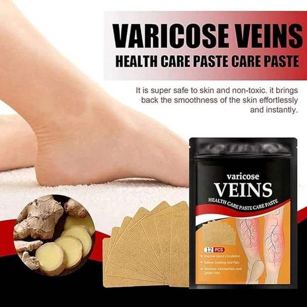 Пластир лікувальний від варикозного розширення вен (12 шт) Veins Patch - зображення 3