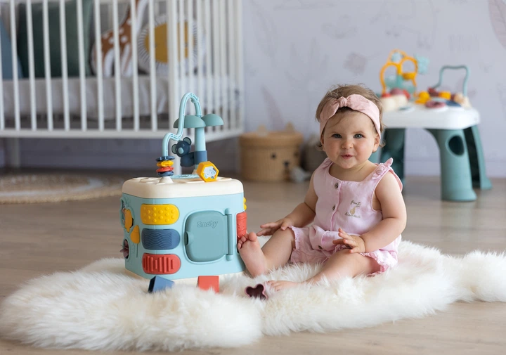 Edukacyjna kostka Smoby Little aktywności motorycznej i sensorycznej (140306) (3032161403069) - obraz 8