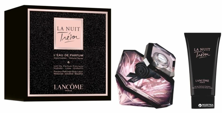 Набір для жінок Lancome Tresor La Nuit Парфумована вода + Лосьйон для тіла (3660732043545) - зображення 1