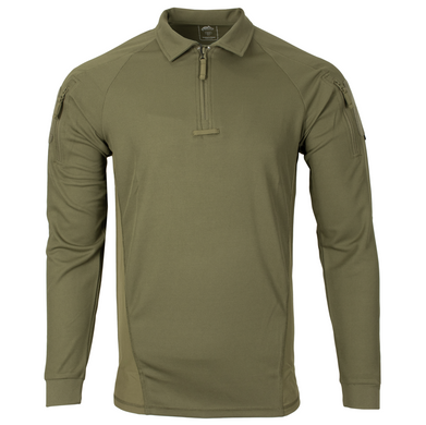 Рубашка олива боевая xs shirt s range polo helikon-tex green adaptive - изображение 2