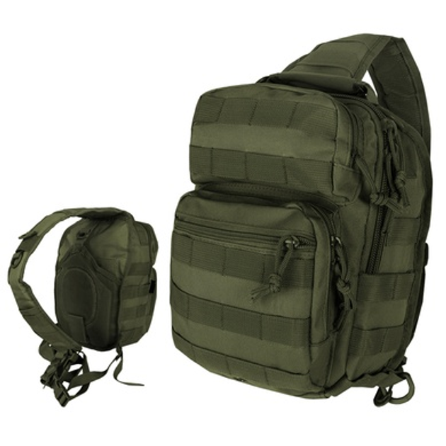 Рюкзак однолямковий MIL-TEC One Strap Assault Pack 10L Olive - зображення 1