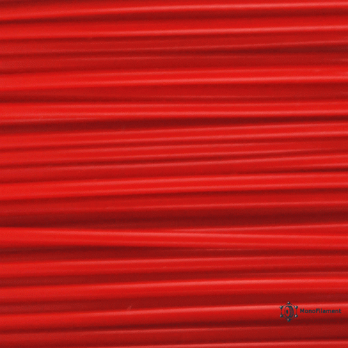 coPET пластик Monofilament для 3D принтера 1.75мм красный (0.75кг) - изображение 3