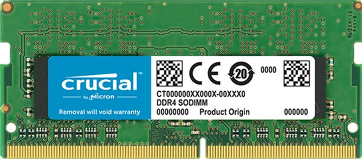 Оперативная память Crucial SODIMM DDR4-2666 4096MB PC4-21300 (CT4G4SFS8266) - изображение 1