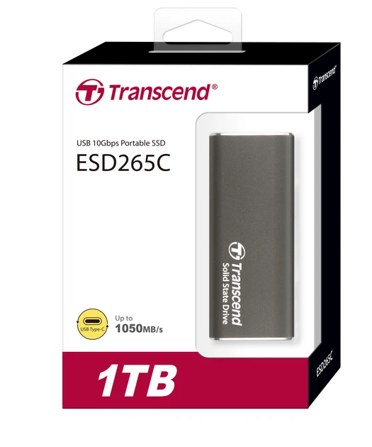 Внешний SSD накопитель Transcend Portable Type-C ESD265C 1TB
