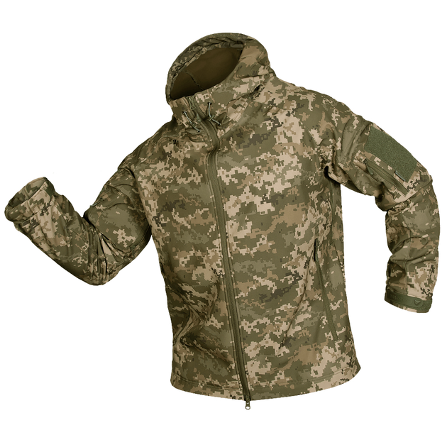 Куртка CM Stalker SoftShell Піксель (7379), XXXL, ММ14, XXL - изображение 1