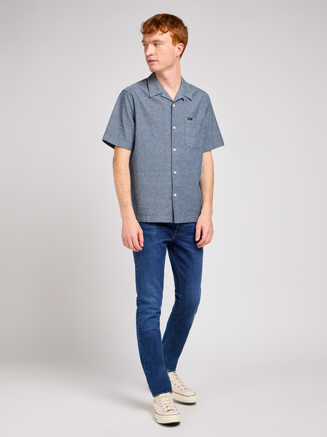 Jeansy regular fit męskie Lee 112350156 33/32 Niebieskie (5401019821870) - obraz 3