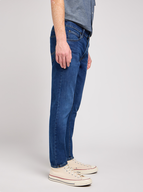 Jeansy regular fit męskie Lee 112350156 33/32 Niebieskie (5401019821870) - obraz 4