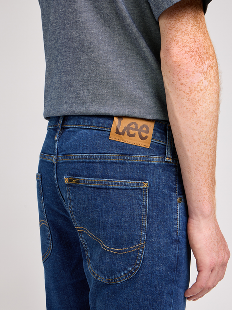 Jeansy regular fit męskie Lee 112350156 34/32 Niebieskie (5401019822112) - obraz 5