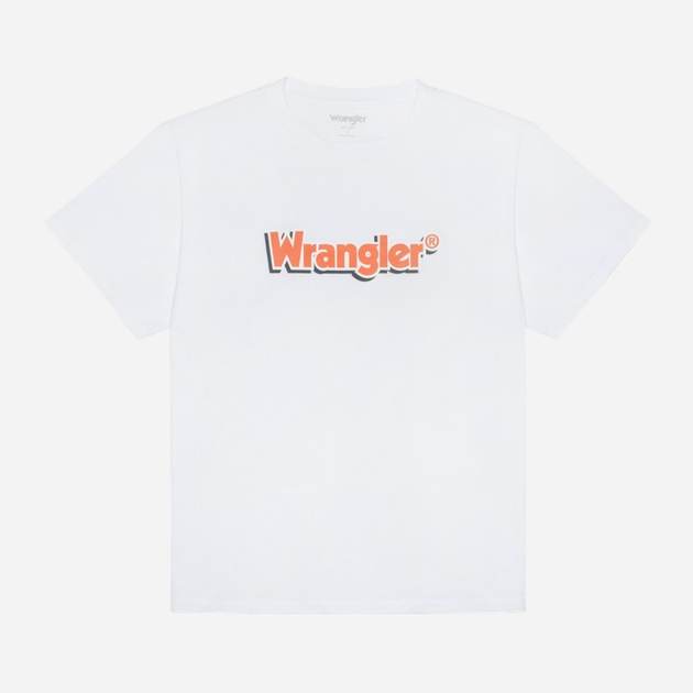 Футболка бавовняна жіноча Wrangler 112350634 XS Біла (5401019851006) - зображення 6