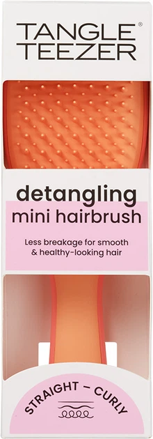 Szczotka do włosów Tangle Teezer The Ultimate Detangler Mini Salmon Pink & Apricot (5060926684536) - obraz 5
