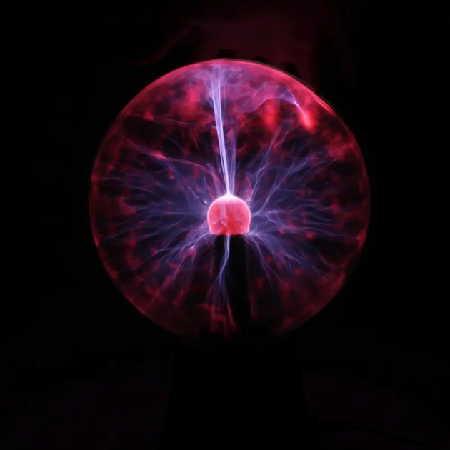 Плазменный Шар с Молниями - Ночник Plasma Light Magic Flash Ball BIG 5 дюймов Настольная лампа! - изображение 6
