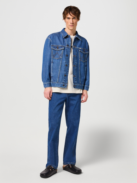 Kurtka jeansowa męska Wrangler 112351265 2XL Niebieska - obraz 3