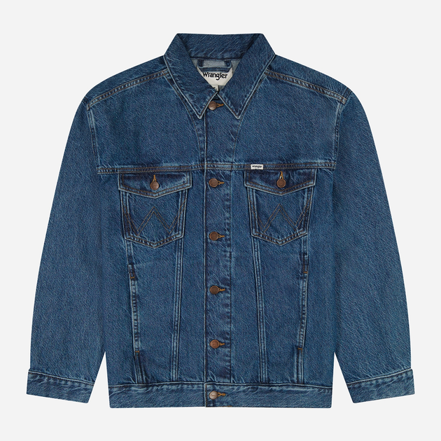 Kurtka jeansowa męska Wrangler 112351265 M Niebieska (5401019936567) - obraz 6