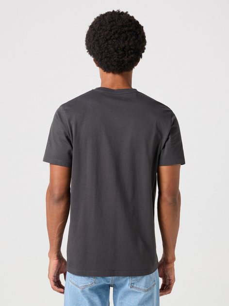 Koszulka męska Wrangler 112350470 XL Czarna (5401019841854) - obraz 2