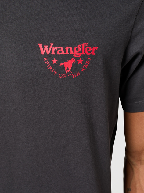 Koszulka męska Wrangler 112350470 3XL Czarna - obraz 5