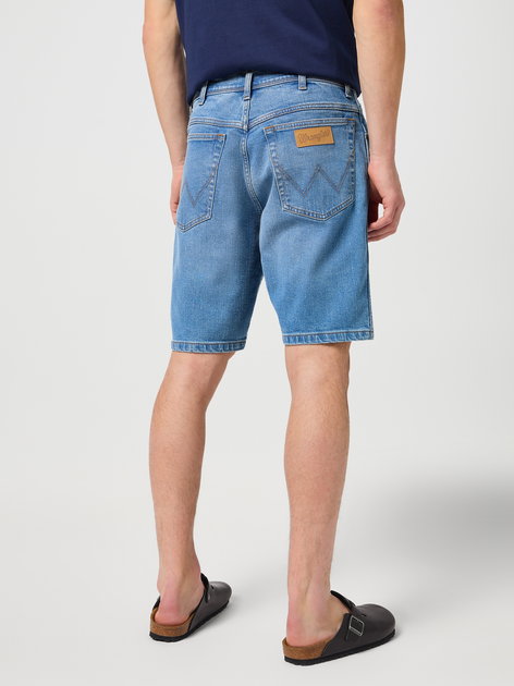 Krótkie spodenki męskie jeansowe Wrangler 112350659 30 Niebieskie (5401019855417) - obraz 2