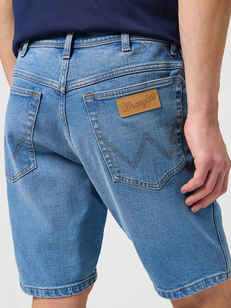 Krótkie spodenki męskie jeansowe Wrangler 112350659 32 Niebieskie (5401019856032) - obraz 5