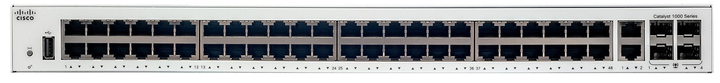 Комутатор Cisco Catalyst C1000-48T-4G-L (889728248563) - зображення 1