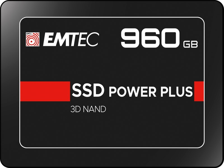 Dysk SSD Emtec X150 Power Plus 960GB 2.5" SATAIII 3D V-NAND (ECSSD960GX150) - obraz 1