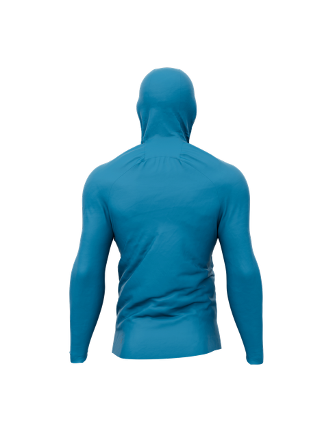 Спортивна куртка з мембраною Compressport Hurricane Waterproof 10/10 Jacket, Mosaic Blue, S - зображення 2