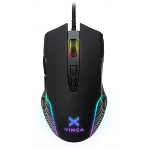 Компьютерна миша Vinga MSG-200 чорна - изображение 1