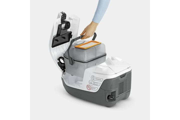 Karcher Пилосос миючий DS 6 Plus, 650Вт, вода -2 л, НЕРА, білий - изображение 5