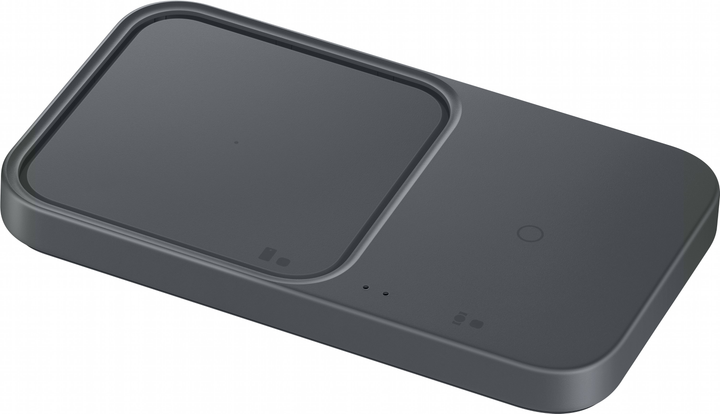 Бездротовий зарядний пристрій Samsung Wireless Charger Duo w/o TA 15 Вт Dark Grey (EP-P5400BBEGEU) - зображення 4