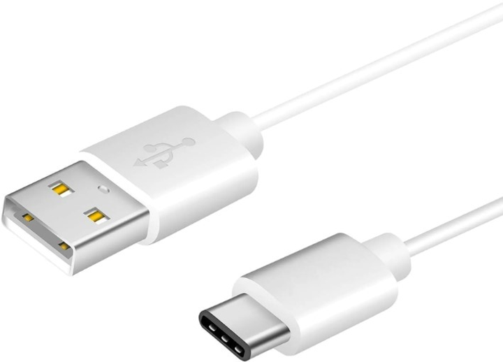 Kabel Samsung USB-A - USB-C 1.2 m White (EP-DN930CWE) - obraz 1