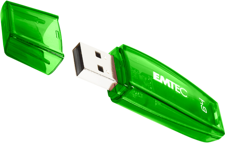 Pendrive Emtec C410 64GB USB 2.0 Green (ECMMD64G2C410) - obraz 1