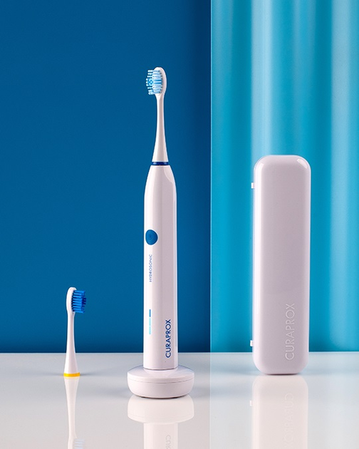 Електрична зубна щітка Curaprox Hydrosonic Easy Curen Біла (7612412427608) - зображення 6