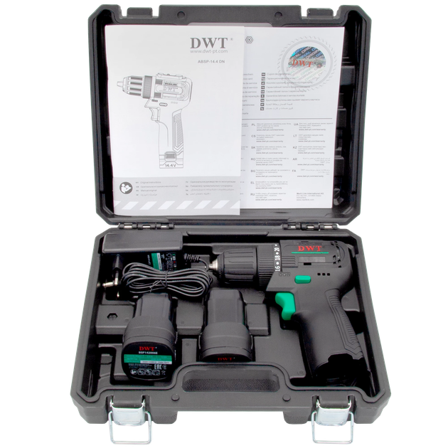 Аккумуляторная дрель шуруповерт DWT ABSP-14.4 DN-2 BMC - изображение 9