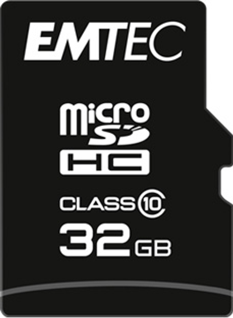 Karta pamięci Emtec microSD Class10 Classic 32GB + adapter SD (ECMSDM32GHC10CG) - obraz 1