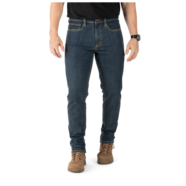 Брюки тактические джинсовые 5.11 Tactical Defender-Flex Slim Jeans W30/L32 TW INDIGO - изображение 1