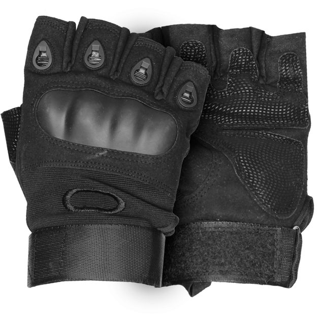 Перчатки тактические короткие Han-Wild HW75 Black M M - изображение 1