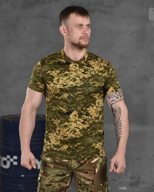 Армейская мужская потоотводящая футболка Йода (Yoda) 3XL пиксель (86480) - изображение 1