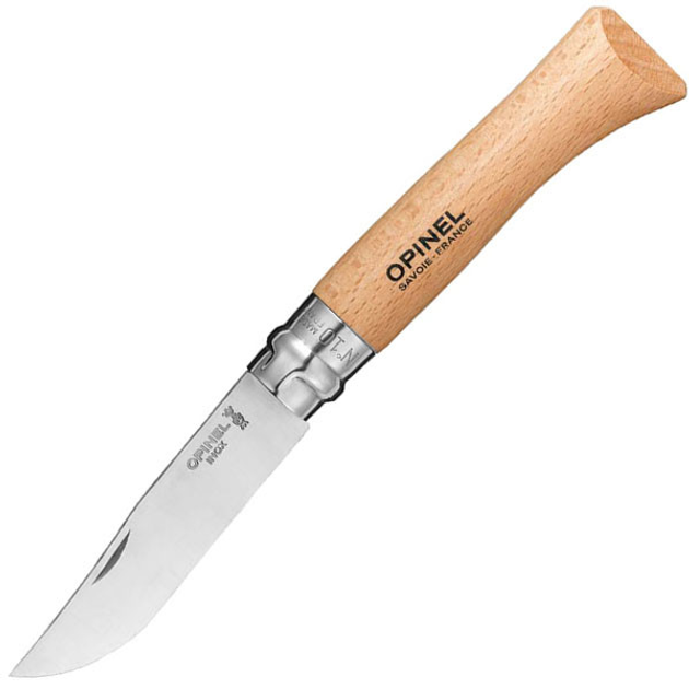 Нож Opinel №10 VRI Inox (нержавейка) - изображение 1