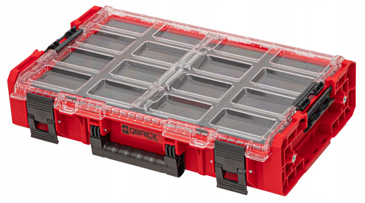 Органайзер для інструментів Qbrick System ONE Organizer XL 2.0 MFI Red 582х387х131мм, модульний, із захистом від пилу та вологи - зображення 2