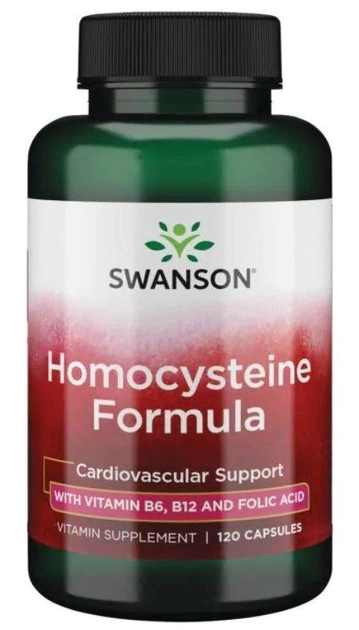 Suplement diety Swanson Homocysteine Formula 120 kapsułek (087614114187) - obraz 1