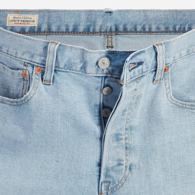 Jeansy regular fit męskie Levi's 501 Original 00501-3421 33-34 Niebieskie (5401128040384) - obraz 9