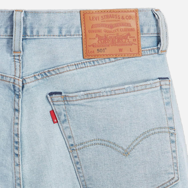 Jeansy regular fit męskie Levi's 501 Original 00501-3421 33-34 Niebieskie (5401128040384) - obraz 10
