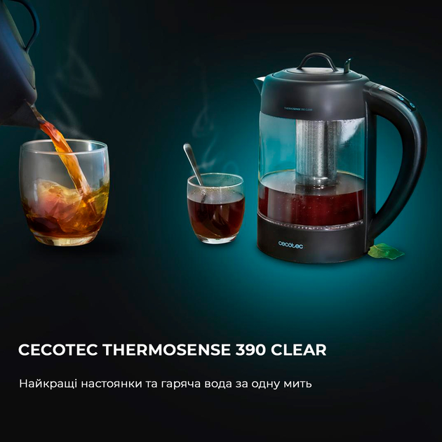 Електрочайник CECOTEC ThermoSense 390 Clear (CCTC-01512) - зображення 3
